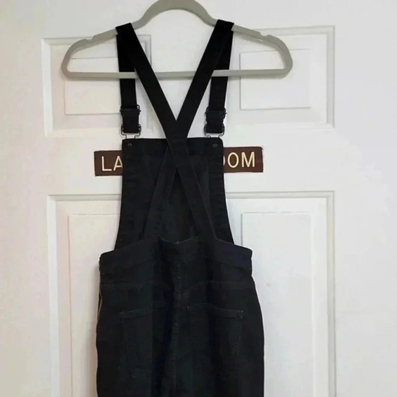 Madewell Cali Demi-Boot Overalls in Black Forest F6394 - Picture 7 of 12